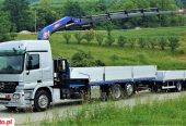 Mercedes-Benz ACTROS 2541 Skrzynia 8,60m+HDS/PILOT+Przyczepa!