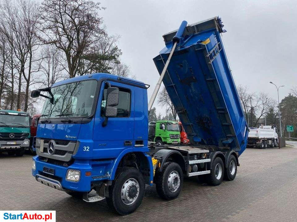Mercedes-Benz ACTROS 41461 8X6 EURO 5 WYWROTKA CARNEHL MULDA WANNA TYŁOZSYP,