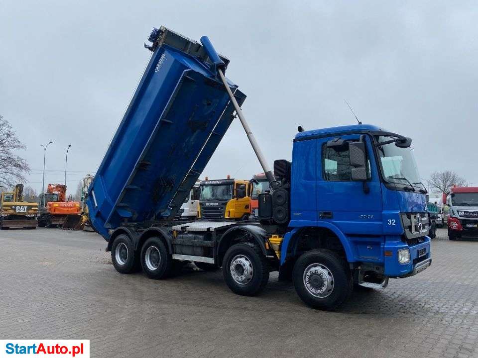 Mercedes-Benz ACTROS 41461 8X6 EURO 5 WYWROTKA CARNEHL MULDA WANNA TYŁOZSYP,