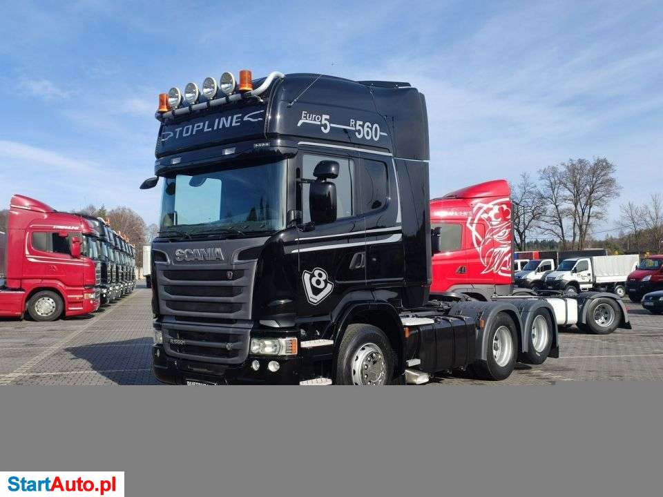 Scania R 560 V8 Topline E5 6×2 Dop. Masa 66.T Po Kontrakcie Serwisowym