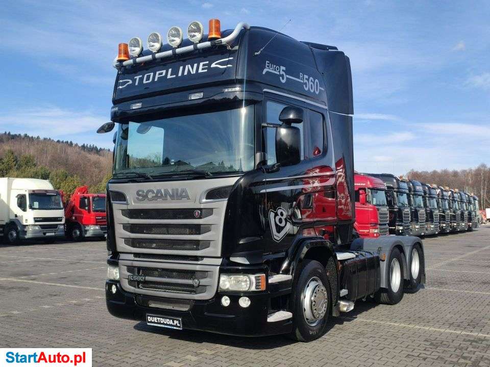 Scania R 560 V8 Topline E5 6×2 Dop. Masa 66.T Po Kontrakcie Serwisowym