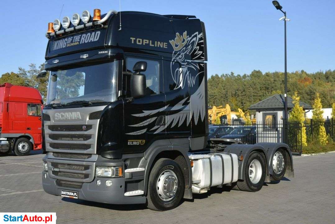 Scania R 490 EURO 6 Topline 6×2 Dop. Masa 66.T Po Złotym Kontrakcie !!!