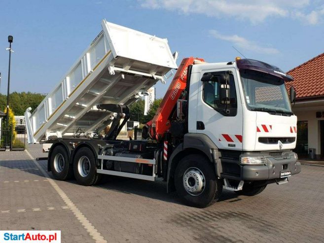 Renault Kerax 26.370 6×4 HDS Fassi F130 WYWROTKA HYDRO-BURTA