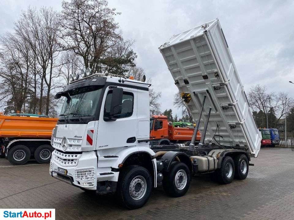 Mercedes-Benz AROCS 3248 MP4 8X4 EUR6 WYWROTKA-6,20m Meiller BORDMATIK,