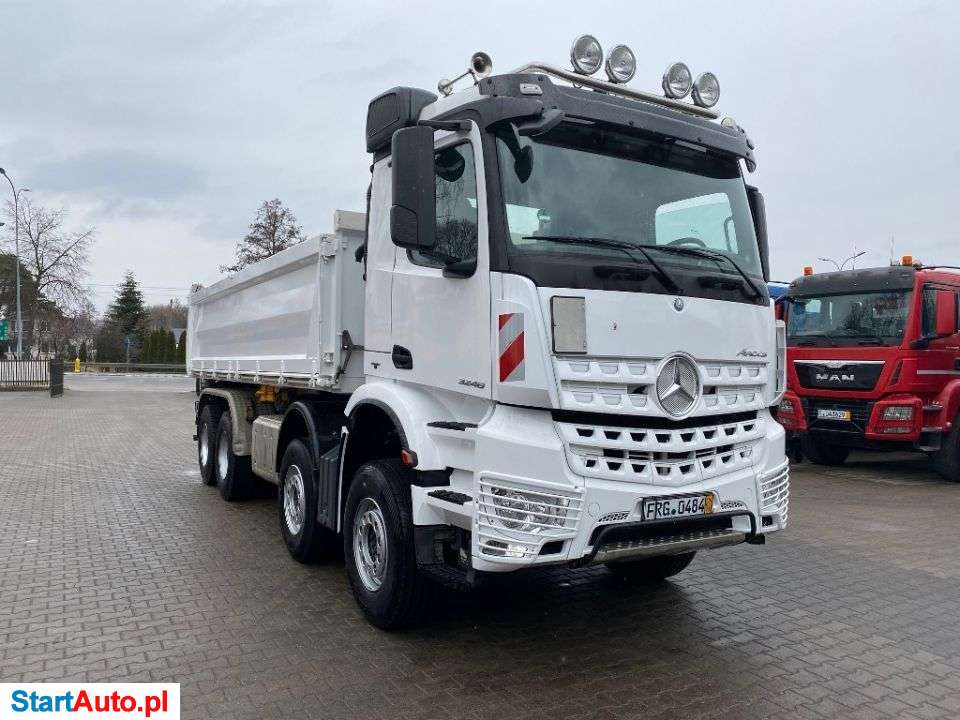 Mercedes-Benz AROCS 3248 MP4 8X4 EUR6 WYWROTKA-6,20m Meiller BORDMATIK,