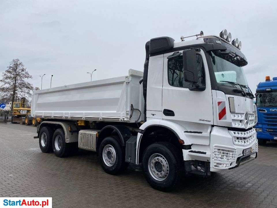 Mercedes-Benz AROCS 3248 MP4 8X4 EUR6 WYWROTKA-6,20m Meiller BORDMATIK,