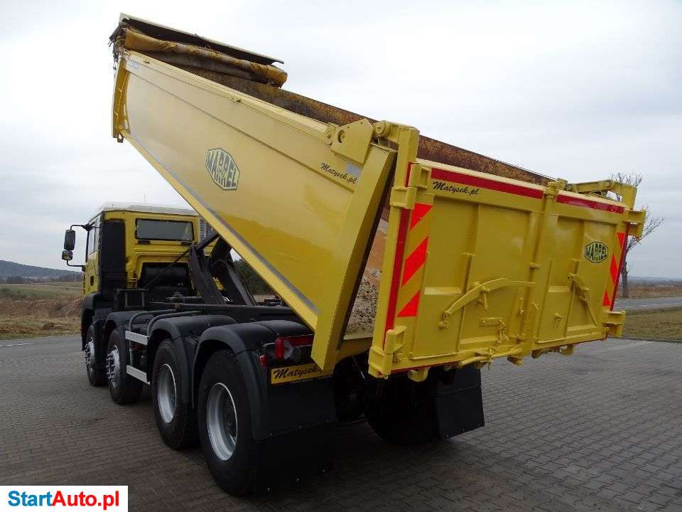 MAN TGA 35.400 / 8 X 4 / WYWROTKA / TYLNOZSYP / MANUAL /