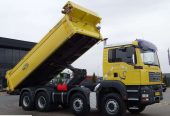MAN TGA 35.400 / 8 X 4 / WYWROTKA / TYLNOZSYP / MANUAL /