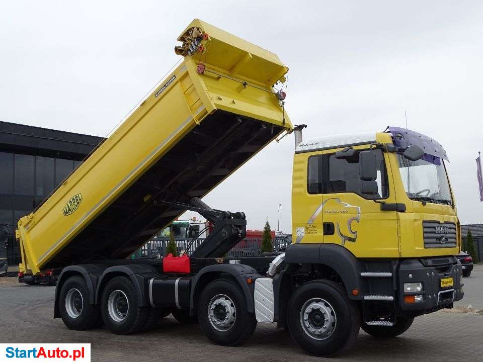 MAN TGA 35.400 / 8 X 4 / WYWROTKA / TYLNOZSYP / MANUAL /