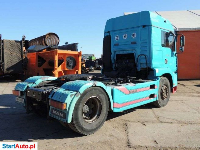 MAN MAN TG 18.410A Ciągnik Siodłowy, 410KM , Hydraulika , USZKODZONY SILNIK