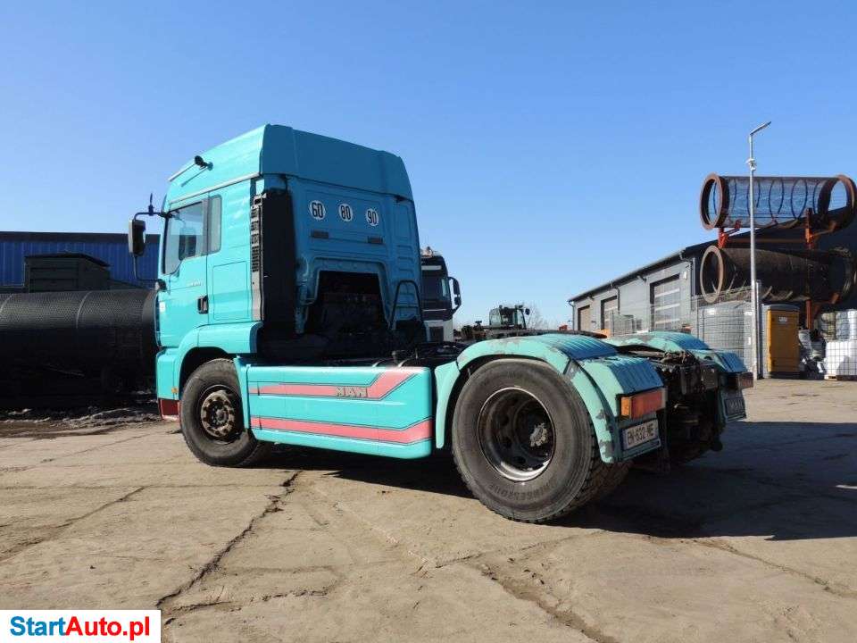 MAN MAN TG 18.410A Ciągnik Siodłowy, 410KM , Hydraulika , USZKODZONY SILNIK