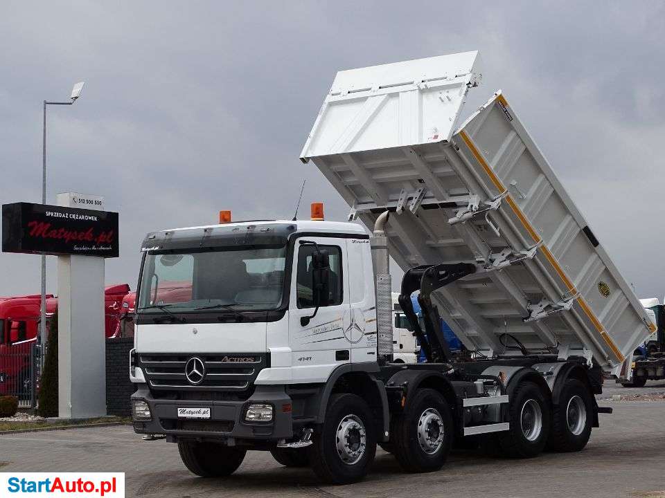 Mercedes-Benz ACTROS 41 41 / 8X4 / WYWROTKA / HYDROBURTA / MEILLER KIPPER / EPS + SPRZĘGŁO /
