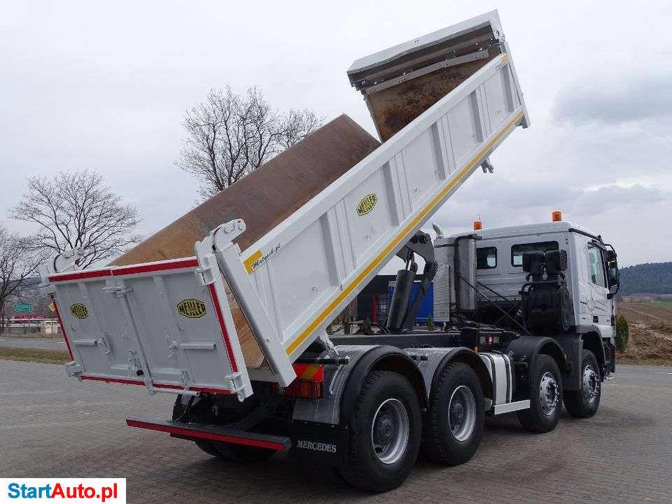 Mercedes-Benz ACTROS 41 41 / 8X4 / WYWROTKA / HYDROBURTA / MEILLER KIPPER / EPS + SPRZĘGŁO /