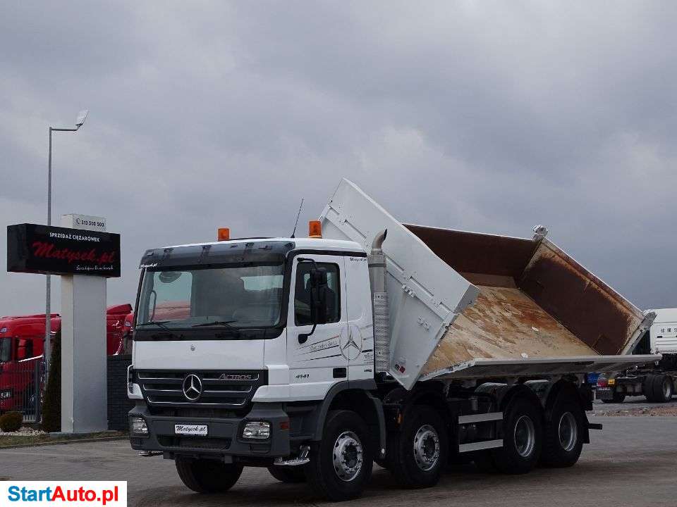 Mercedes-Benz ACTROS 41 41 / 8X4 / WYWROTKA / HYDROBURTA / MEILLER KIPPER / EPS + SPRZĘGŁO /