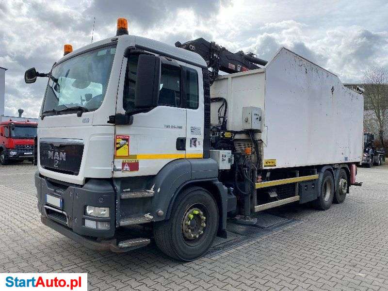 MAN TGS 26.360 6×2 EURO5 PRASA DO ODPADÓW Z HDS
