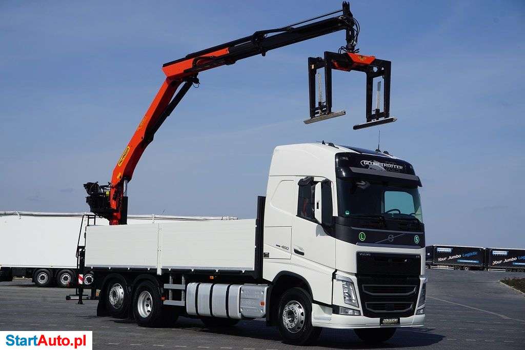 Volvo / FH / 460 / E 6 / 6 X 2 / SKRZYNIOWY + HDS / PALFINGER PK 18001 L / CHWYTAK