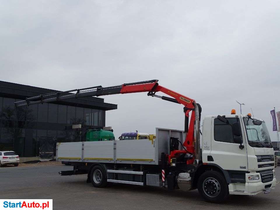 DAF CF 310 / 4 X 2 / SKRZYNIOWY – 6,6 M / HDS ZA KABINĄ / PALFINGER PK 18002 / 5 X WYSUW- 17 M /
