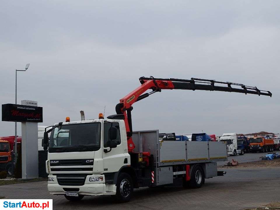 DAF CF 310 / 4 X 2 / SKRZYNIOWY – 6,6 M / HDS ZA KABINĄ / PALFINGER PK 18002 / 5 X WYSUW- 17 M /