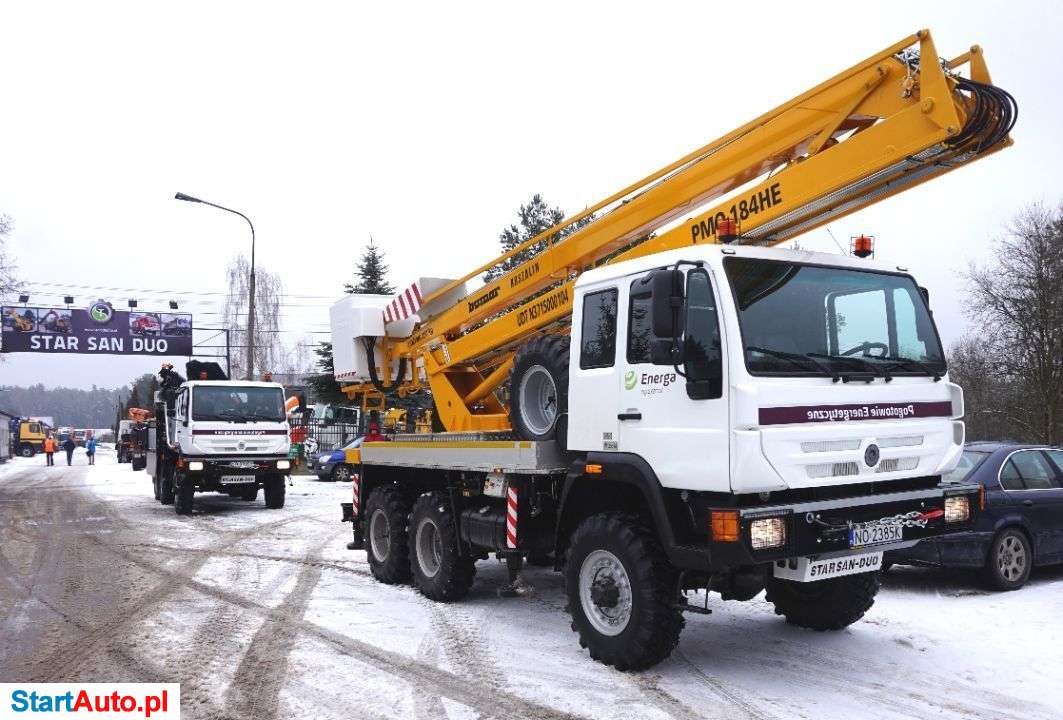 Star 266 MAN 6×6 PODNOŚNIK Podest P 183 / 184 H Zwyżka Dla ENERGETYKI