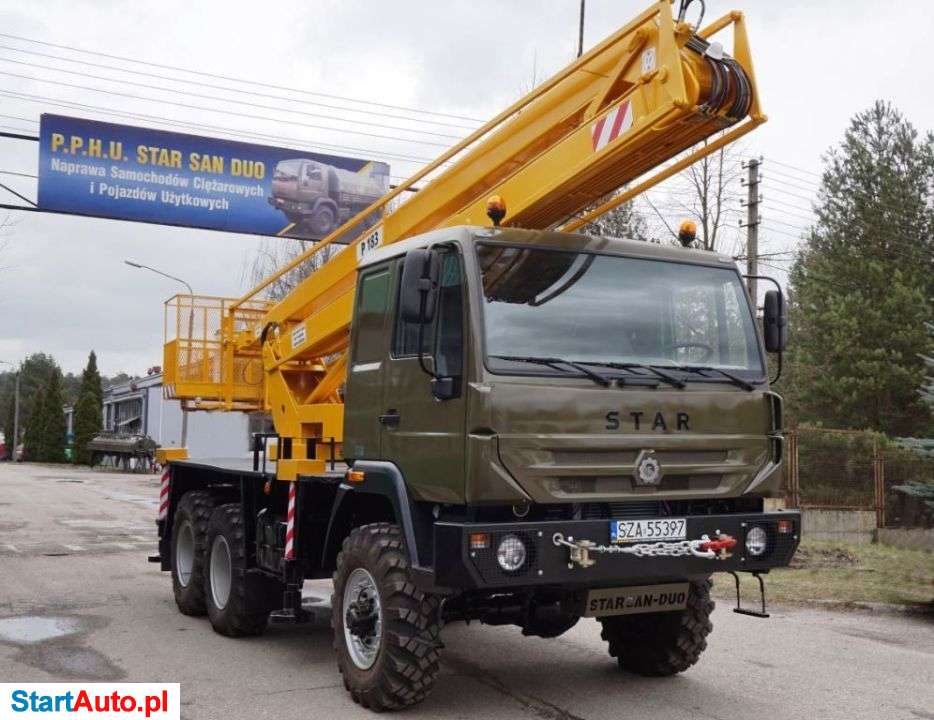 Star 266 MAN 6×6 PODNOŚNIK Podest P 183 / 184 H Zwyżka Dla ENERGETYKI