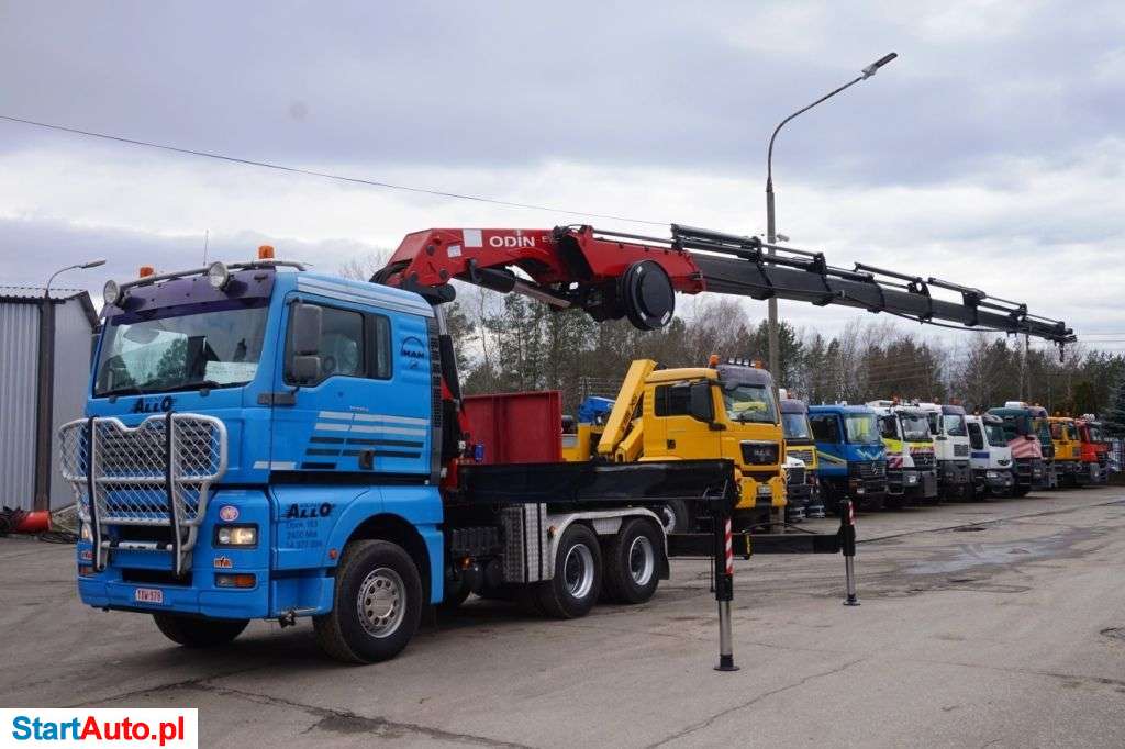 MAN TG 510 A 6×4 HMF ODIN K8 (55Tm) WCIĄGARKA Żuraw HDS
