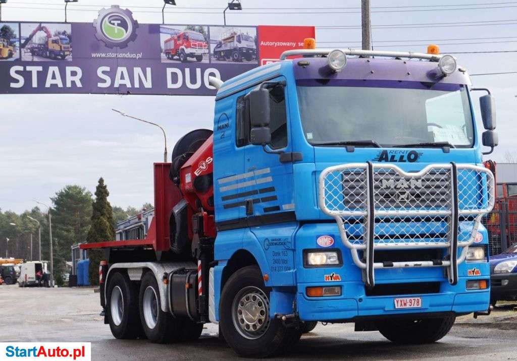 MAN TG 510 A 6×4 HMF ODIN K8 (55Tm) WCIĄGARKA Żuraw HDS