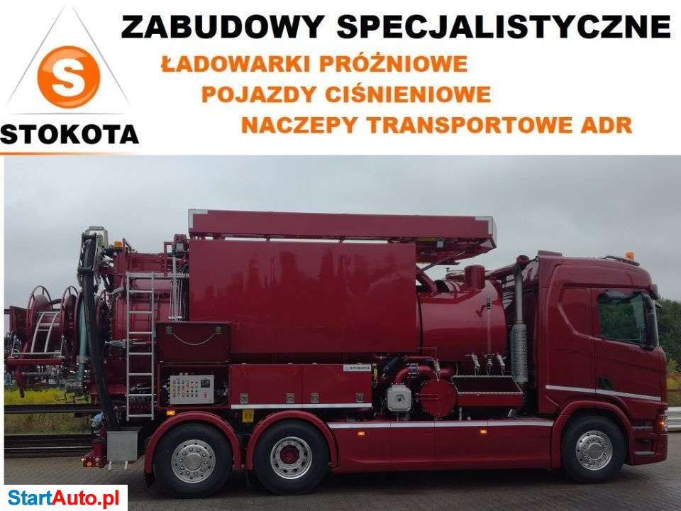 Scania Stokota Do Obsługi Sieci Kanalizacyjnej