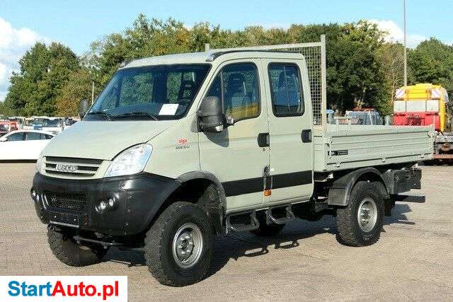 Iveco DAILY 4×4 DOKA 6 Osobowe WYWROTKA 55S18W EURO 4