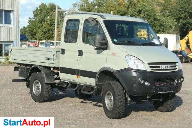 Iveco DAILY 4×4 DOKA 6 Osobowe WYWROTKA 55S18W EURO 4
