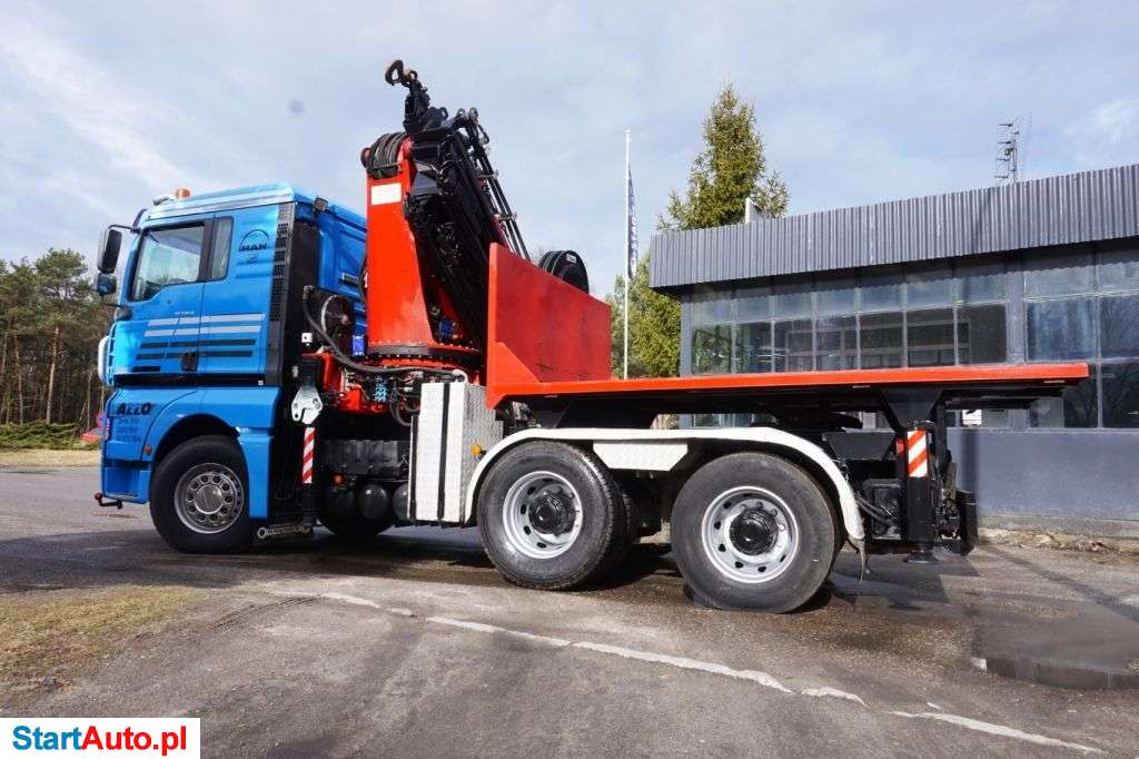 MAN TG 510 A 6×4 HMF ODIN K8 (55Tm) WCIĄGARKA Żuraw HDS Bardzo MOCNY