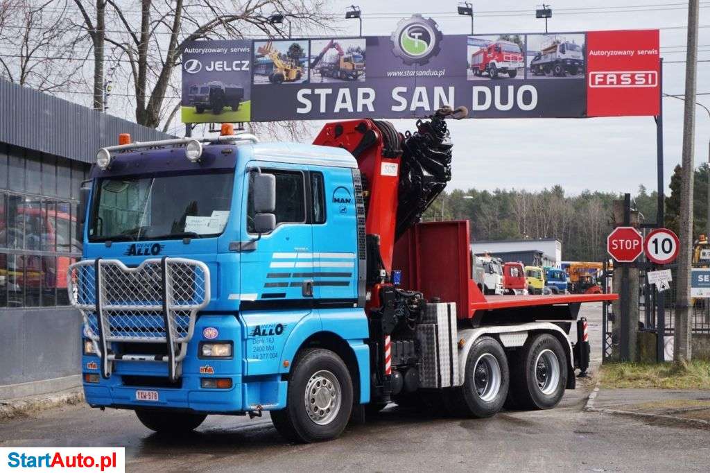 MAN TG 510 A 6×4 HMF ODIN K8 (55Tm) WCIĄGARKA Żuraw HDS Bardzo MOCNY