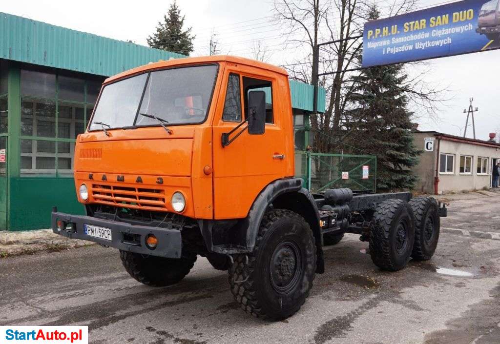 Kamaz 43101 6×6 Z Silnikiem Merccedes Pod Zabudowę Żuraw CKD AD 14 Ton Lub HDS Palfinger HIAB HMF Atlas Fassi