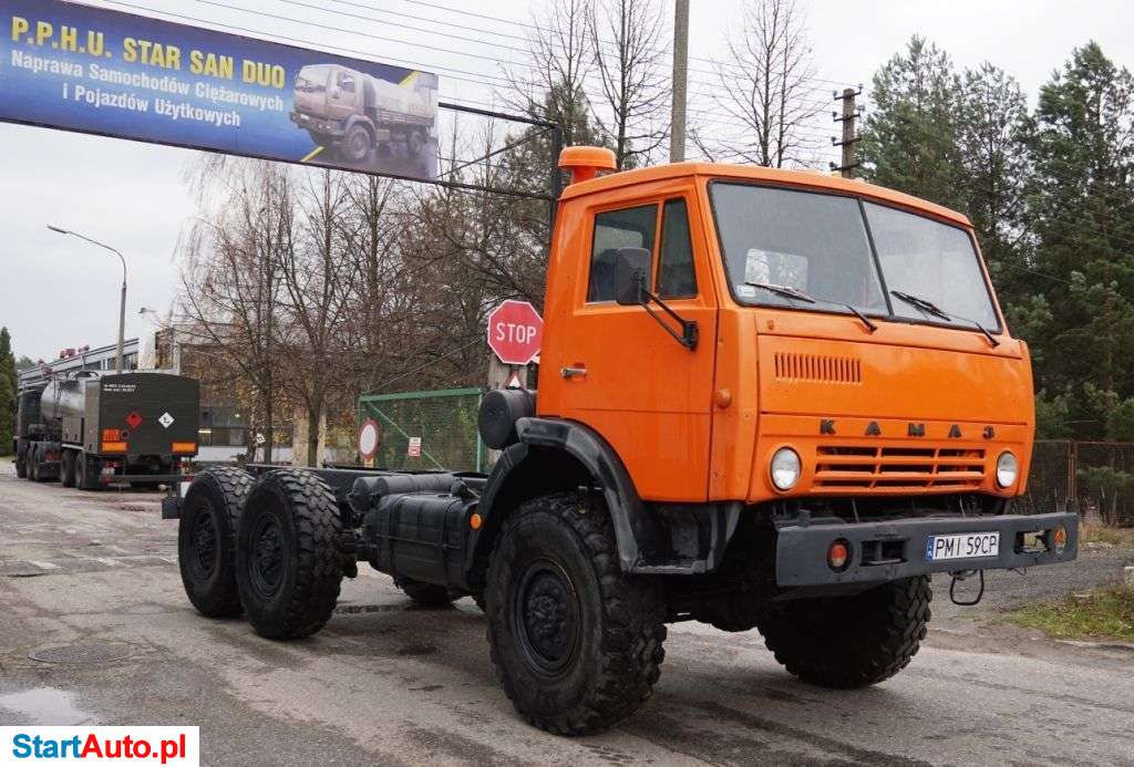 Kamaz 43101 6×6 Z Silnikiem Merccedes Pod Zabudowę Żuraw CKD AD 14 Ton Lub HDS Palfinger HIAB HMF Atlas Fassi