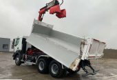 Renault KERAX 430 DXI / 6×4 / Wywrotka 2 Str / Dźwig / Pilot