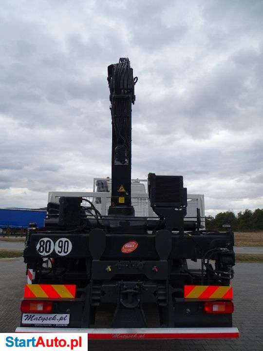 Volvo FH 500 / 6 X 2 / SKRZYNIOWY – 6,8 M / HDS HIAB 166 – 10,3 M / STEROWANIE RADIOWE / OŚ PODNOSZONA / E 5 EEV /