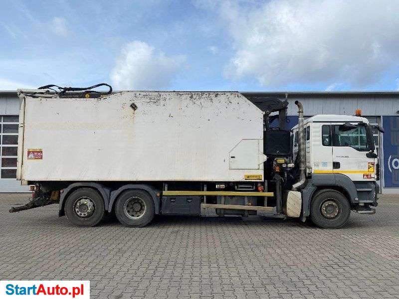 MAN TGS 26.360 6×2 EURO5 PRASA DO ODPADÓW Z HDS