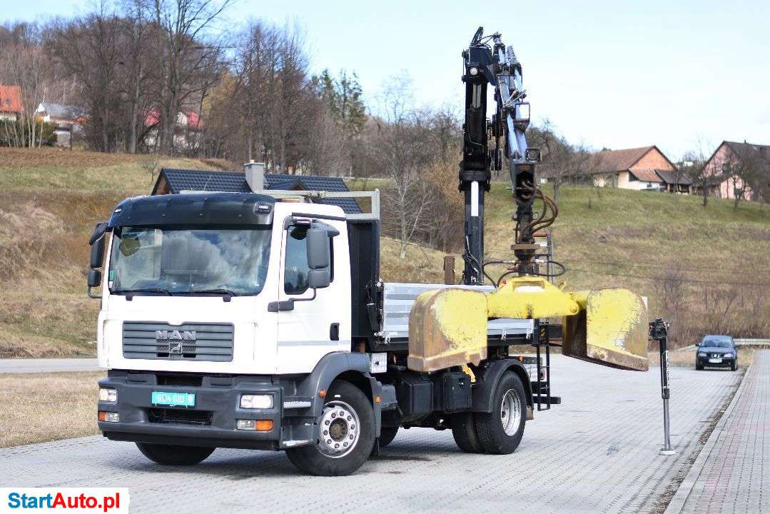 MAN TGM 18.280 Wywrotka 4×2 + Hiab 144 PILOT !