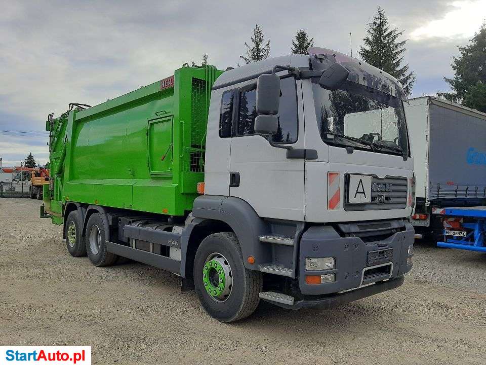 MAN TGA 26.320 Śmieciarka 6×2 Z Niemiec