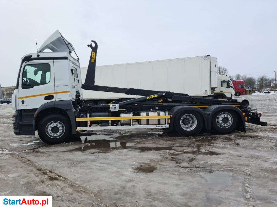 Mercedes-Benz ACTROS 5 – 2540 L 6×2 Hakowiec KING HZ 20. Na Placu !!!
