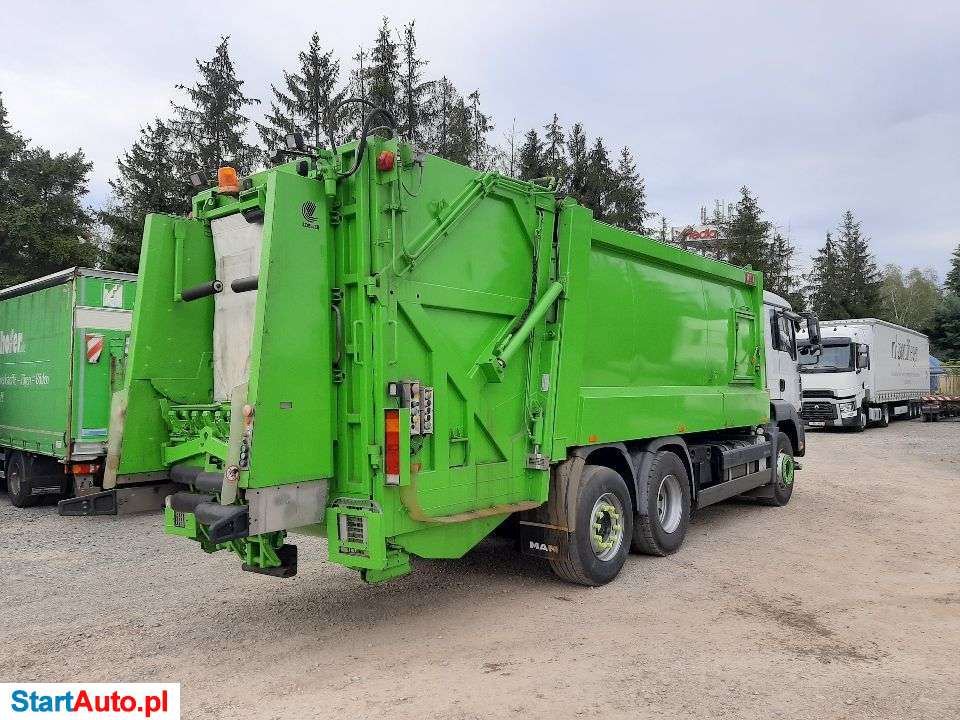 MAN TGA 26.320 Śmieciarka 6×2 Z Niemiec