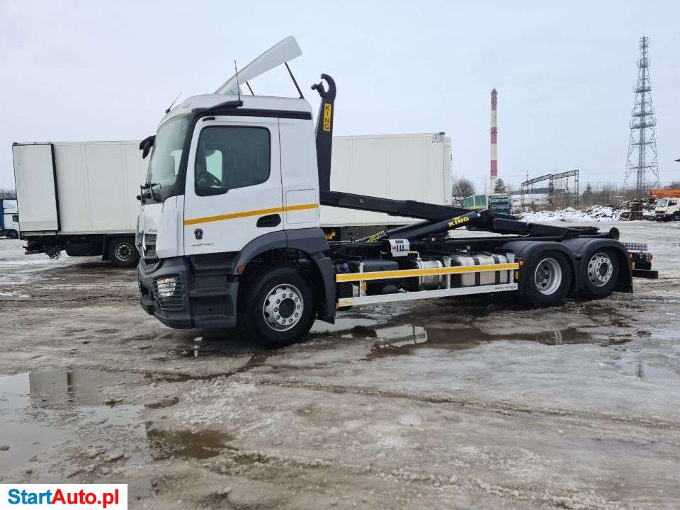 Mercedes-Benz ACTROS 5 – 2540 L 6×2 Hakowiec KING HZ 20. Na Placu !!!