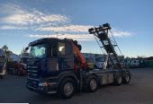 Scania R 480 8×4 HMF 20T Hakowiec