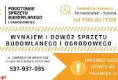 Zagęszczarka ubijarka 120kg/ Przecinarka do betonu i glazury WYNAJEM