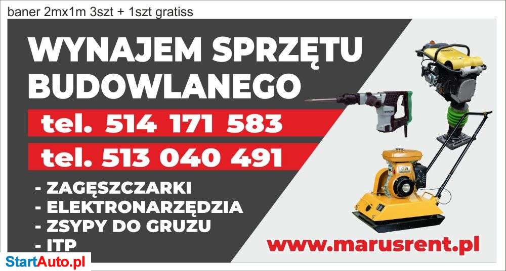 NAJTANIEJ WYNAJEM Zsyp Budowlany na Gruz Zsyp do Gruzu Rękaw od 4,5zł