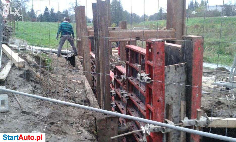 WYNAJEM Szalunków. Szalunki deskowania fundamentowe, stropowe, ścienne