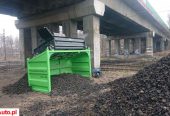 Mobilny Przesiewacz wibracyjny, ziemia, kruszywa, trociny ,susz, wynaj