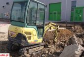 Usługi Minikoparka WYNAJEM Przeciski KRETEM Wbijanie rur PRACE ZIEMNE