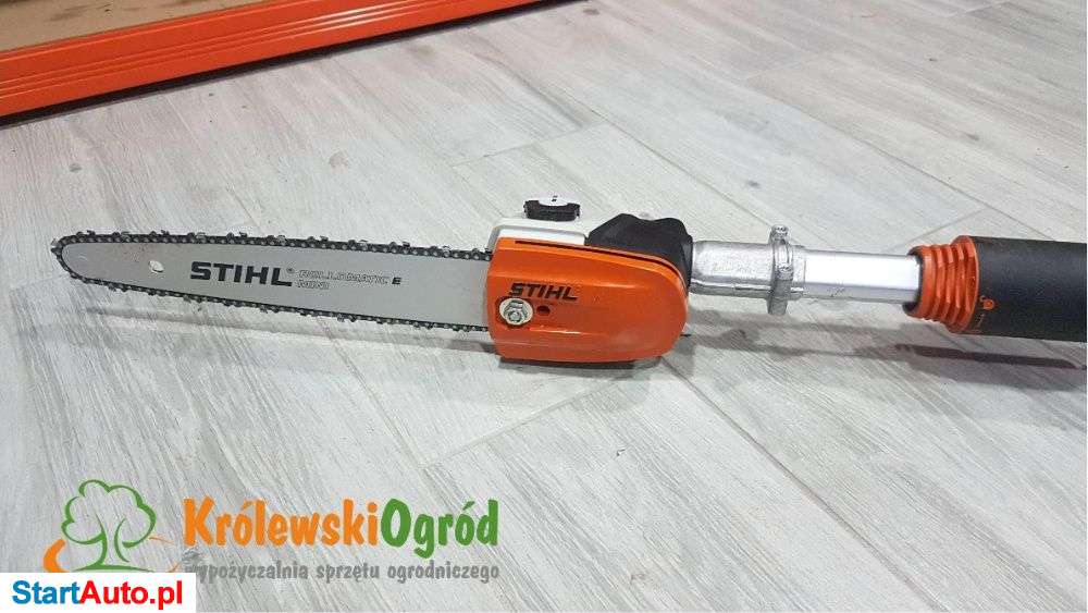 piła piła na wysięgniku podkrzesywarka wynajem wypożyczalnia