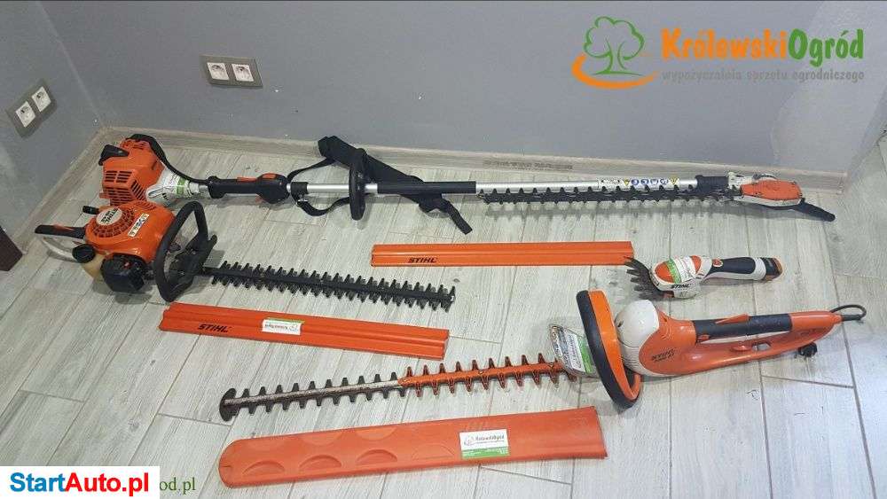 piła piła na wysięgniku podkrzesywarka wynajem wypożyczalnia