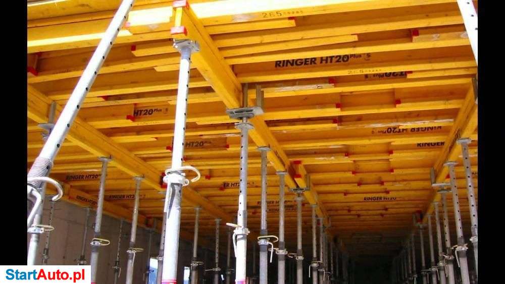 Wynajem szalunków. Szalunki stropowe, ścienne, słupowe – pełny system.